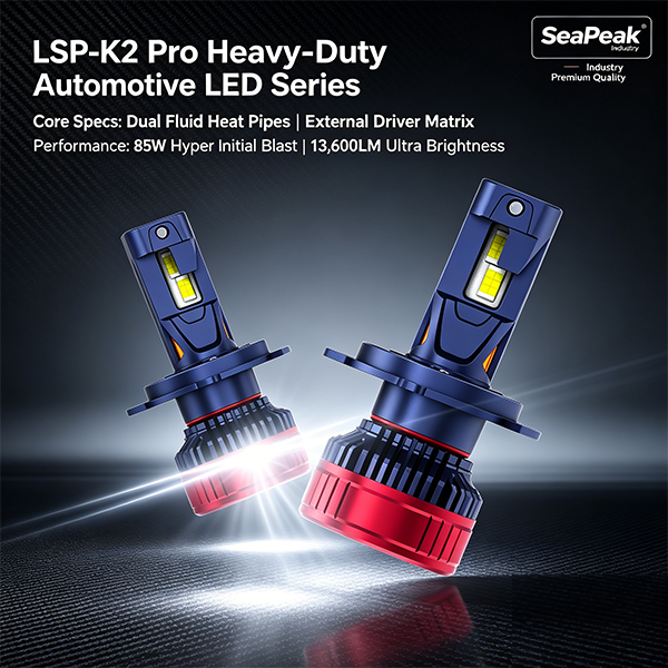 K2 Dual Heat-Pipe Fan LED Headlight